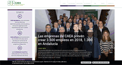 Desktop Screenshot of caea.es